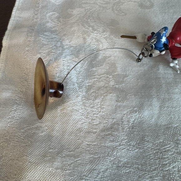 Mickey Mouse Disney Fantasia Sorcerer Suction Cup Window Dangler Hanger 2" - Picture 10 of 13